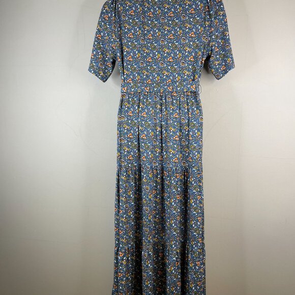 Boden Blue Floral Maxi Dress - Picture 6 of 14